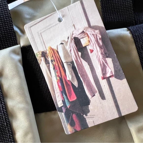 Urban Outfitters Deena & Ozzy Nylon Backpack NWT Tan - Picture 3 of 5